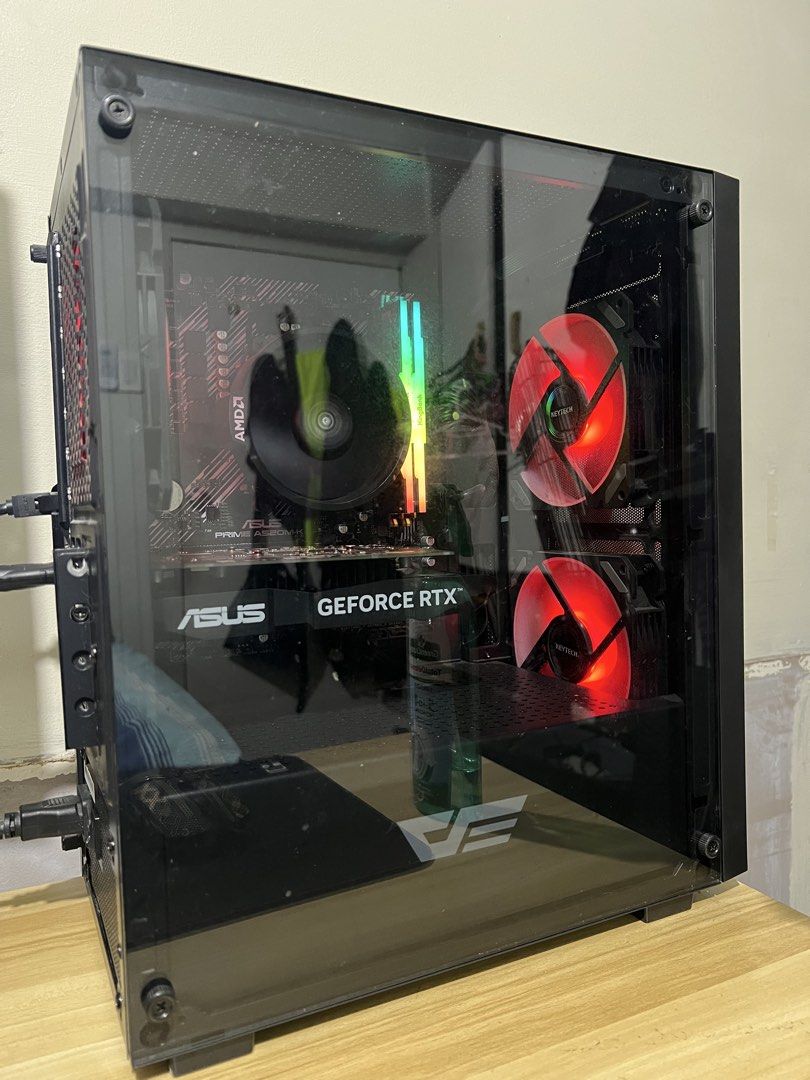 Ryzen 5 5500, RTX 3050 System Unit (Category: Desktops) located in Quezon City. Submitted by moseyyyyy (Listing ID 1463973586, Image 3). Description: Selling my main pc because I got a work laptop and di na nagagamit Specs: • Processor (CPU): AMD Ryzen 5 5500 (6 Cores / 12 Threads) • CPU Cooler: AMD Wraith Stealth Stock Cooler • Graphics Card (GPU): ASUS NVIDIA GeForce RTX 3050 6GB GDDR6 • Motherboard: ASUS Prime A520M-K (AM4 Socket) • Memory (RA
