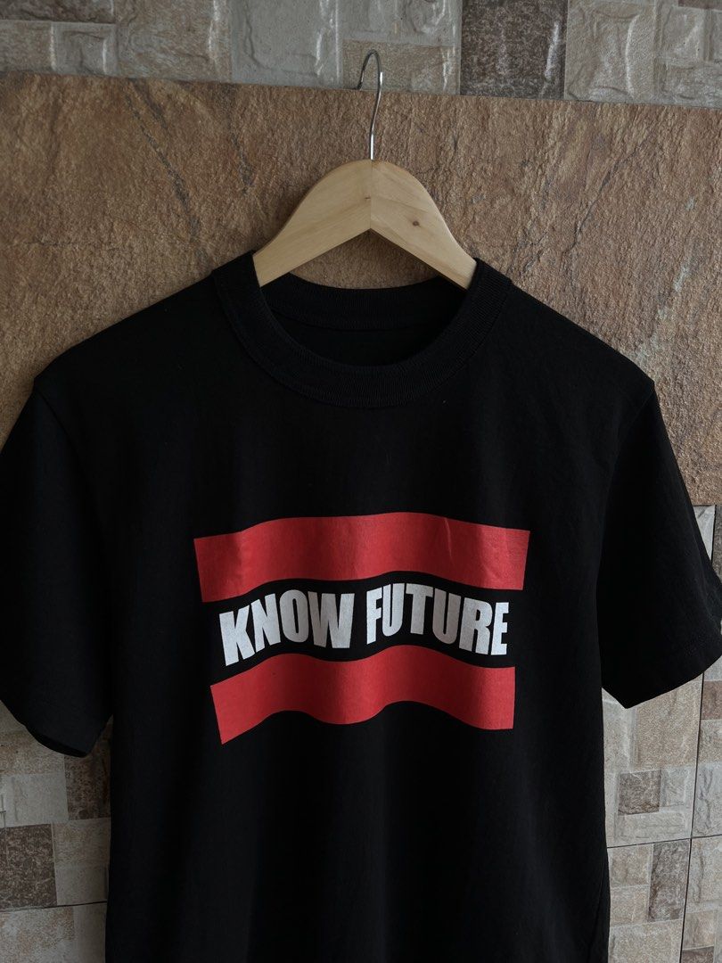 SACAI - STATEMENT “ KNOW FUTURE “ TSHIRT (Category: Tshirts & Polo Shirts ) located in Bacolod City. Submitted by timelessbyjosh (Listing ID 1465889939, Image 3). Description: BEST FOR CASUAL OUTFITS SIZE : 1 ACTUAL COLOR : BLACK , RED & WHITE COLOR RATE : 10 OUT OF 10 CONDITION : NEAR NEW MATERIAL : 100 % COTTON MADE IN : JAPAN FLAWS : NONE DIMENSIONS LENGTH - 26 WIDTH - 19. 5 BEST FIT SMALL TO MEDIUM MEASUREMENT TAKEN WHILE LAYING FLAT. PLEASE 