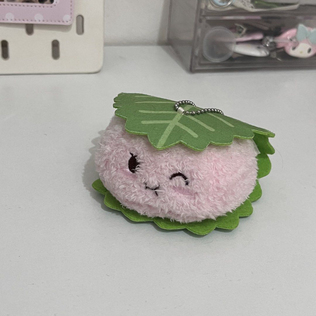 Sakura mochi keychain charm pink keychain cute soft (Category: Plushies & Soft Toys) located in Quezon City. Submitted by jaikyoi (Listing ID 1465793308, Image 1). Description: .