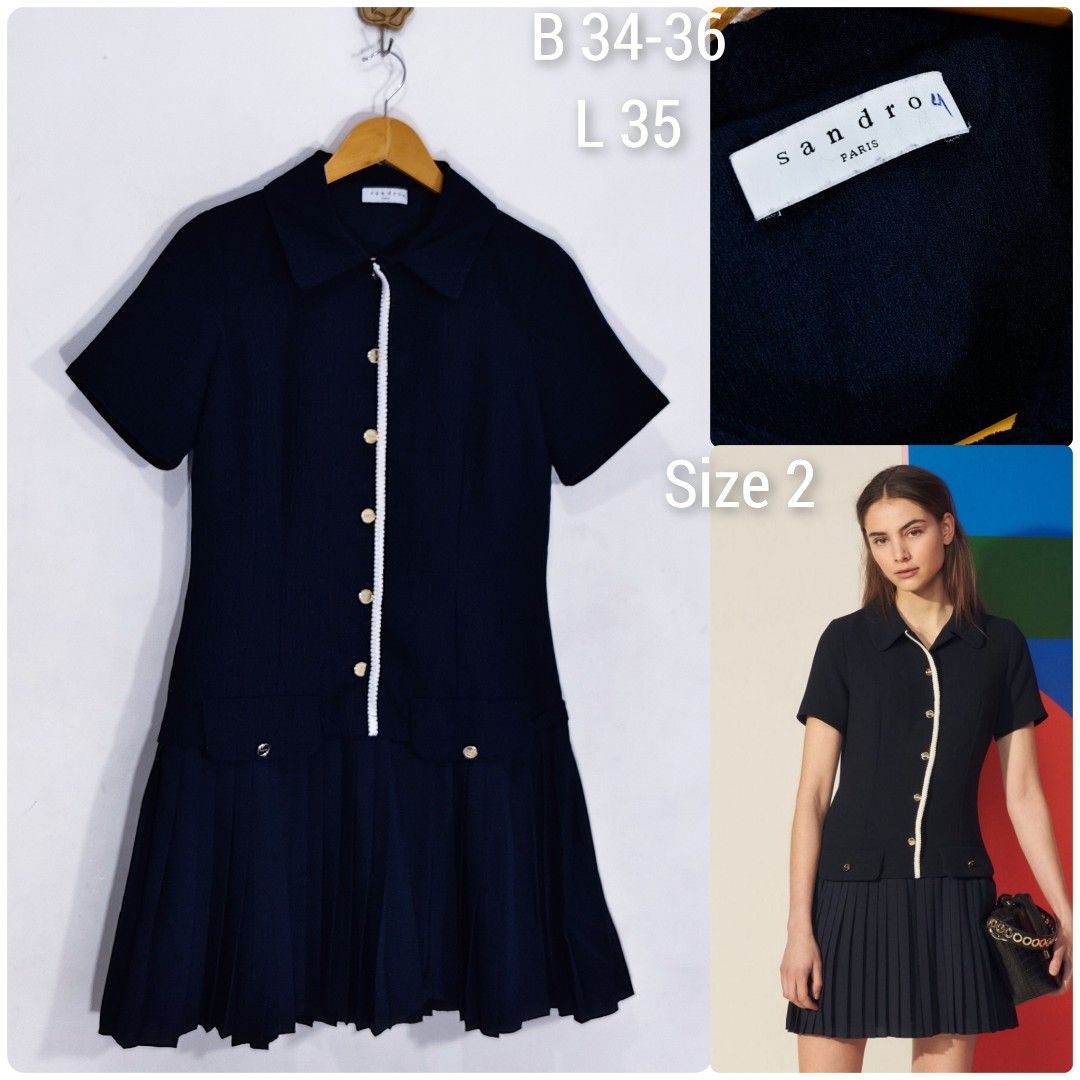 Sandro Dress (Category: Dresses) located in Marikina City. Submitted by closetessentials07 (Listing ID 1465889604, Image 1). Description: can Fit XS - S.