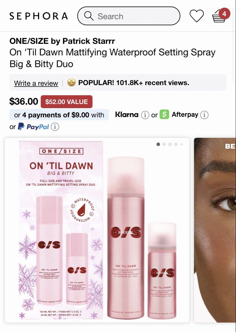 Sephora US Pasabuy (Category: Makeup) located in Quezon City. Submitted by rika.rchive (Listing ID 1465767576, Image 2). Description: Hello! Currently open for US Sephora pasabuy, FAST ETA within ship out from US (receive within 1 week) DM me for quotations! DOO: Friday, October 9 Also open for other US makeup websites like Rhode, Patrick Ta, or Kylie Cosmetics and Elf (US shipping fee may apply if not reached minimum order requirement for free S