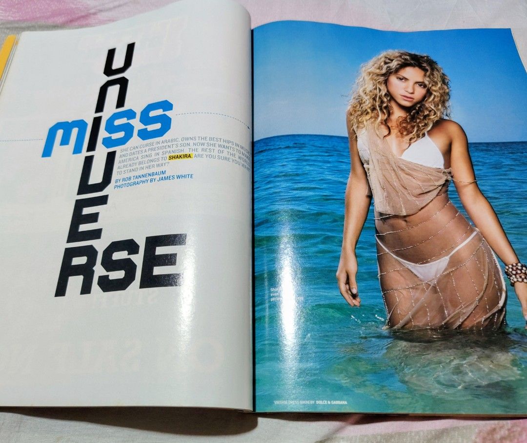 Shakira Blender Magazine Cover (Category: Magazines) located in Batangas. Submitted by nickiperry12 (Listing ID 1465877598, Image 2). Description: Comes with lots of music artist like Jessica Simpson, Lindsay Lohan, Kimberly Stewart, Chris Cornell, Foo Fighters, Kelly Osbourne and many more. Cover artist Shakira with 8 page article and photos (with full center page sexy photo on the beach)..