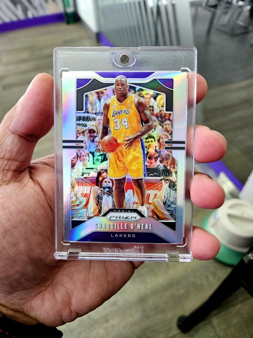 Shaq prizm silver 2019 (Category: Raw Singles) located in San Jose. Submitted by gabkarton (Listing ID 1465926395, Image 1). Description: for sale shaquile oneal prizm silver 2019. mint condition 800 only.