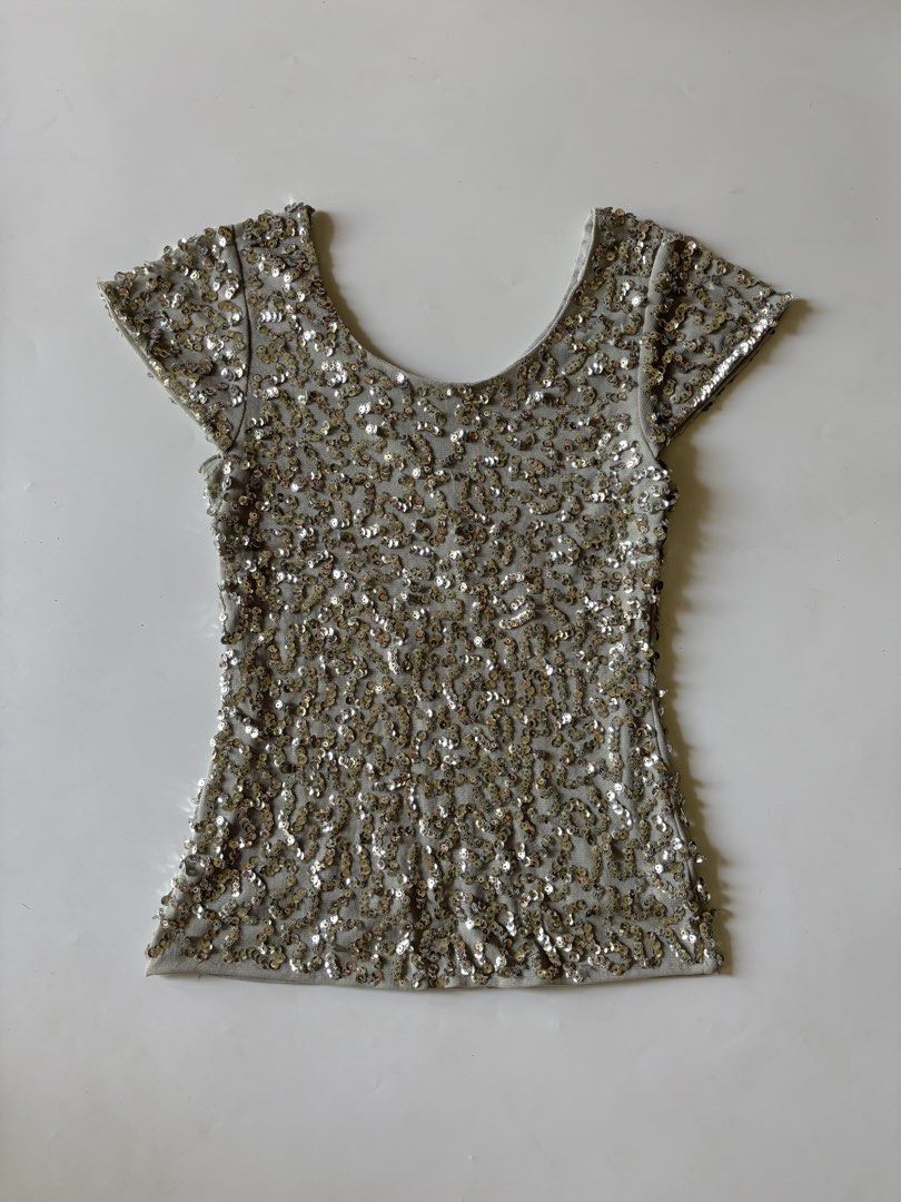 Silver ibiza sequened eurosummer top (Category: Others Tops) located in Dumangas. Submitted by lavish.ph_igshop (Listing ID 1465770315, Image 1). Description: Size: XS-M, W 25-26 | L 21 fave!.