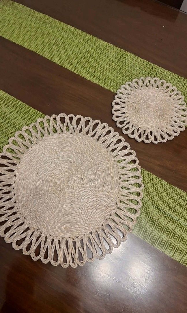 Sinalapid Placemats with coaster ( price is per set) (Category: Other Kitchenware & Tableware) located in Malabon City. Submitted by letletolmilla (Listing ID 1465917078, Image 1). Description: ‼️On hand & Ready to ship‼️.