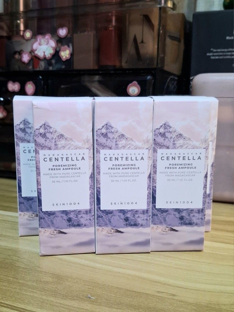 SKIN1004 Madagascar Centella Poremizing Fresh Ampoule Serum 30ml (Category: Face Care) located in Antipolo. Submitted by v3ine (Listing ID 1465864430, Image 2). Description: brand new, 7pc avail 350 if set 📍lower antipolo, near marikina mod: j&t, lalamove, meet-up/pick-up.