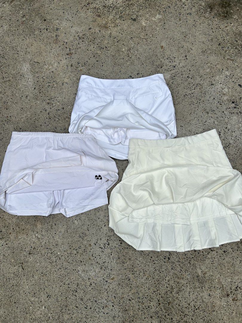 Skorts (Yonex, Nike) (Category: Activewear) located in La Carlota. Submitted by jlcthriftfinds (Listing ID 1465846906, Image 2). Description: Skorts (take all) Good as new all W28 up No hidden flaws (need wash only 650 + sf Dm .
