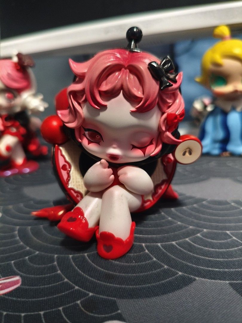 Skullpanda Whisper a Wish (Category: Figurines & Statues) located in Trece Martires City. Submitted by ridergabehaha (Listing ID 1465819362, Image 1). Description: Skullpanda Apple of My Eye series Whisper a Wish with box card and foil.
