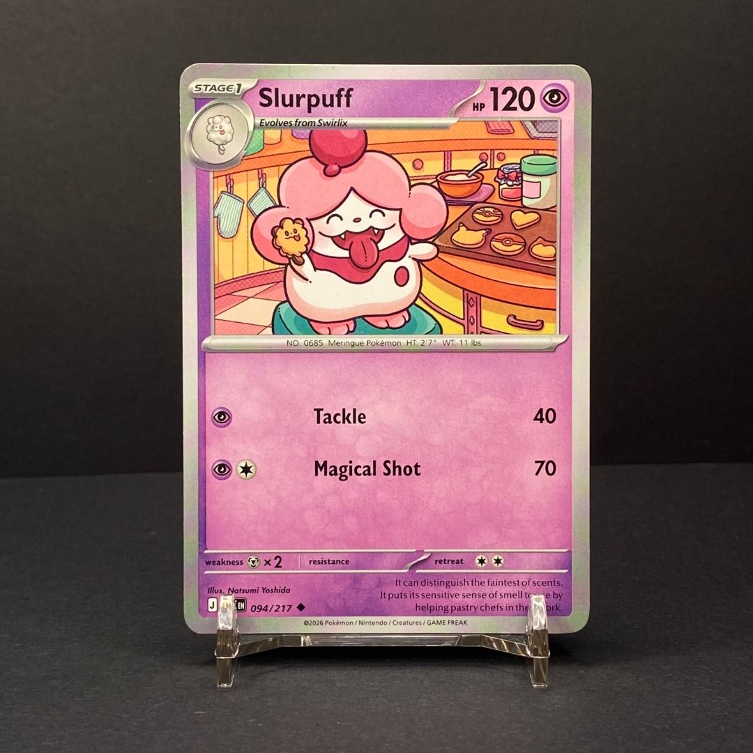 Slurpuff 094/217 Uncommon (Category: Raw Singles) located in Pasig City. Submitted by precycled_ (Listing ID 1465875488, Image 1). Description: Condition : NM-LP . . . ‼️BUY AT YOUR OWN RISK ❗Payment First Basis 📌Be 100% SURE before submitting the form 📌1 DAY Reservation ONLY! ❌No Pick-up / No Meet up ❌No RETURN / EXCHANGE ❌No RUSH ❌No CANCELLATIONS ❌Don't BUY our products if you are flaw conscious ⚠️Seller is NOT liable for any damage or loss 