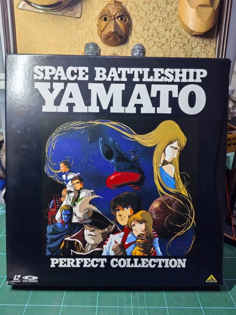 Space Battleship Yamato Perfect Collection (Category: CDs & DVDs) located in Cebu City. Submitted by dudes_villanueva (Listing ID 1465916854, Image 1). Description: Collectors Item : Space Battleship Yamato Perfect Collection (Japanese catalog number: BELL-315) 📌 Is a definitive premium LaserDisc box set released in Japan on February 25, 1990 by Bandai under its famous Emotion home video label. 📌 This collection brought the entire classic theat