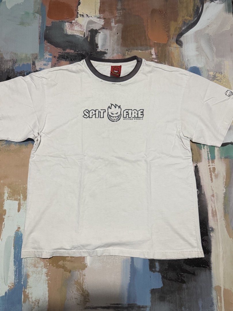 Spitfire y2k (Category: Tshirts & Polo Shirts ) located in Las Pinas. Submitted by thrftmnl. (Listing ID 1465894851, Image 1). Description: Y2K Spitfire Distressed Size: XL Dimes Width: 23.5 Length: 28 Issue: distressing .