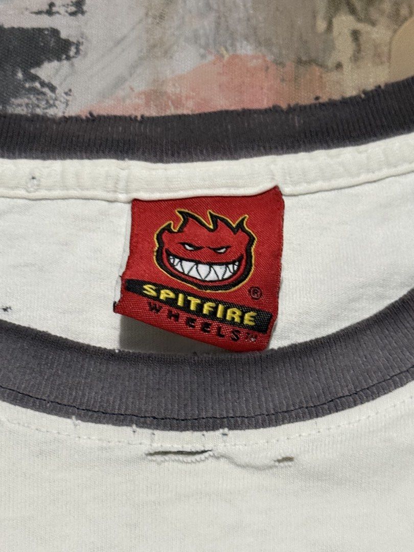 Spitfire y2k (Category: Tshirts & Polo Shirts ) located in Las Pinas. Submitted by thrftmnl. (Listing ID 1465894851, Image 3). Description: Y2K Spitfire Distressed Size: XL Dimes Width: 23.5 Length: 28 Issue: distressing .