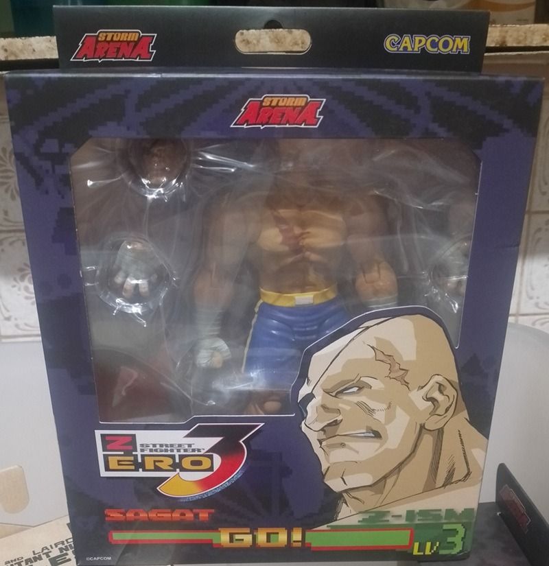 Storm Arena - Street Fighter Zero - SAGAT (Category: Action & Battle Toys) located in San Pedro. Submitted by hobbiesandeverything (Listing ID 1465941322, Image 1). Description: Storm Arena - Street Fighter Zero - MISB (mint in sealed box) - brand new / very good box condition - guaranteed authentic - already the cheapest both on Marketplace and Carousell Meet-Up: SM Center Muntinlupa Can ship via LBC Rider Pick up You can also book via Lalamove 