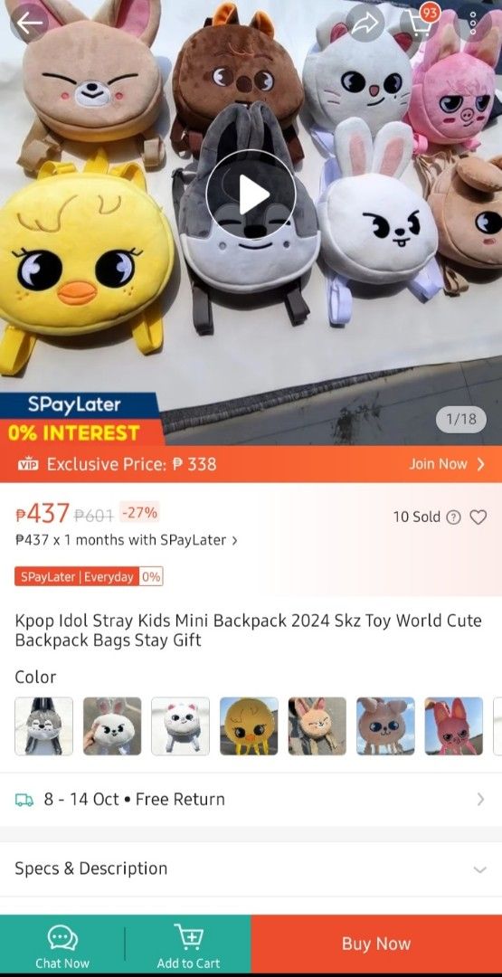 Stray Kids Skzoo Backpack (Category: Backpacks) located in Pasig City. Submitted by kim_jeongin (Listing ID 1465901326, Image 2). Description: —Wants to sell— STRAY KIDS BACKPACK | UNOFFICAL! | —₱350 EACH! • Used each of them twice (Originally bought for ₱430+ each) 📍Metro Manila, Pasig City • Gcash, Maribank •J&T Express, Lalamove •PAYO | 2 Days Reservation.