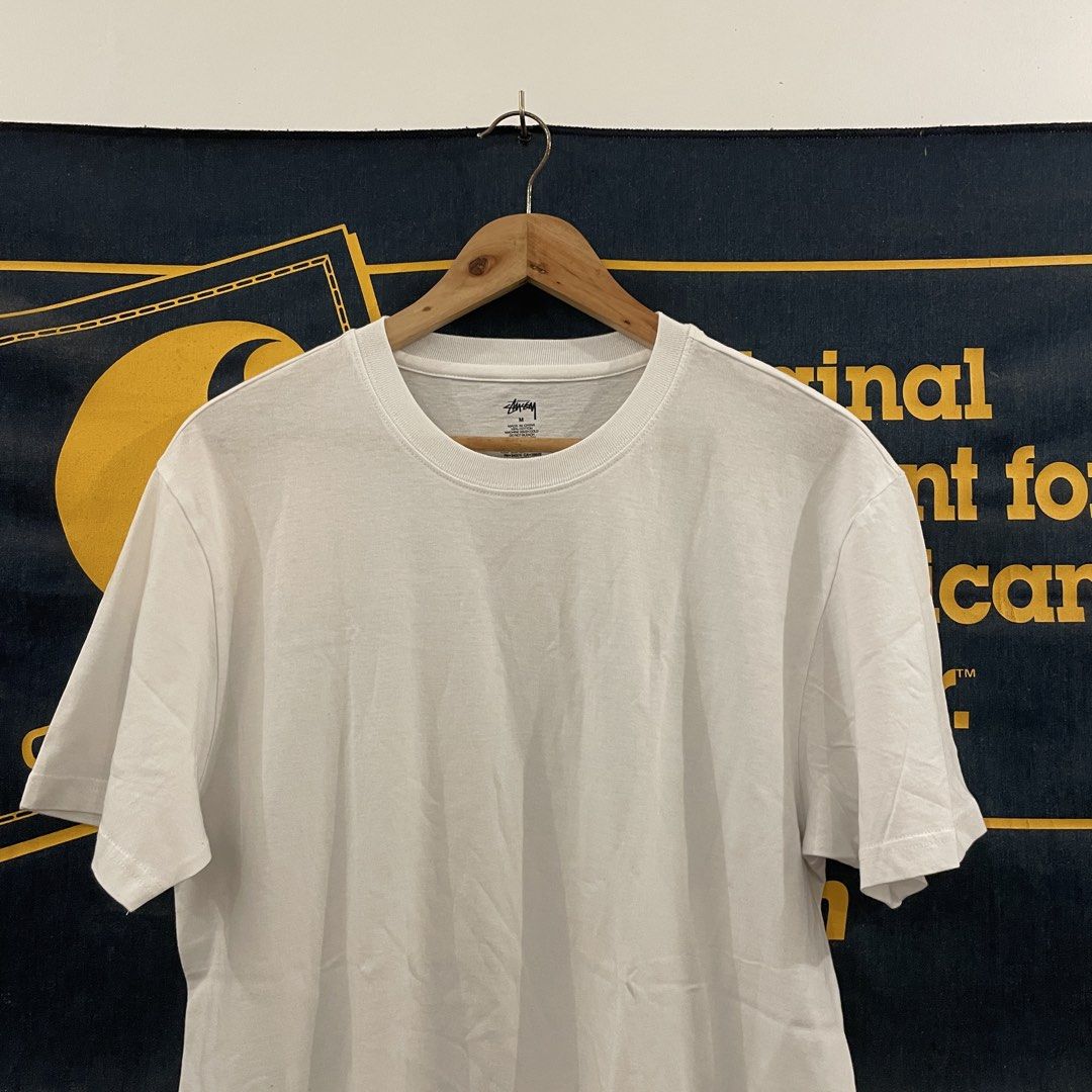 Stussy Basic Logo Shirt (Category: Tshirts & Polo Shirts ) located in Goa. Submitted by jackedstuff (Listing ID 1465910719, Image 2). Description: No issues Medium 29 length 21 width.