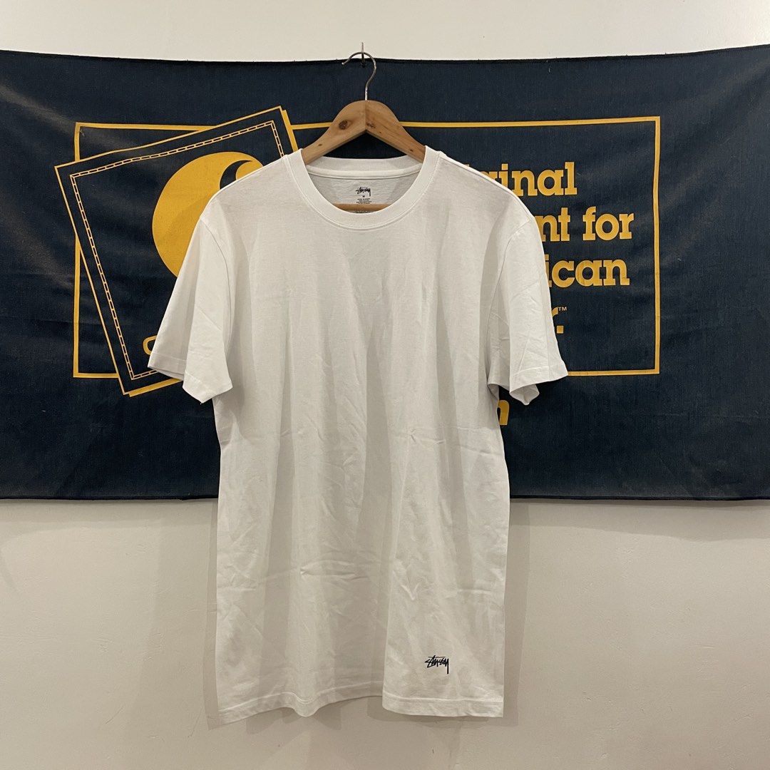 Stussy Basic Logo Shirt (Category: Tshirts & Polo Shirts ) located in Goa. Submitted by jackedstuff (Listing ID 1465910719, Image 1). Description: No issues Medium 29 length 21 width.