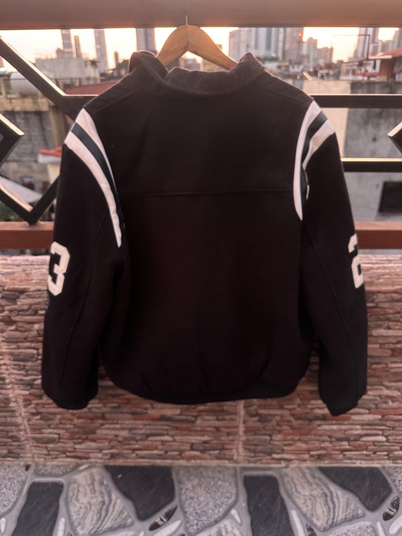 Stussy Wool Varsity Jacket (Category: Coats, Jackets and Outerwear) located in Manila. Submitted by gabrielle20194 (Listing ID 1465867433, Image 2). Description: Twice used Large on tag 64 Length 127 Width Malate Manila Area.