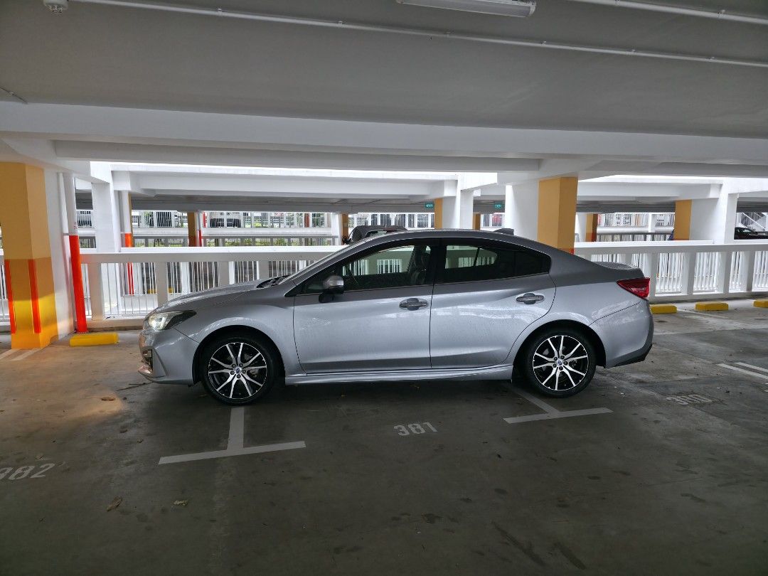 Subaru Impreza 4D 2.0 Eyesight Auto (Category: Used Cars) located in Singapore. Submitted by lance_ang (Listing ID 1465874364, Image 2). Description: selling due to changing to 4x4. number plate will be retained. item replaced: 1. engine head gasket 2. spark plug 3. lower arm + link 4. eo + cvt oil 5. aircon compressor replaced in 2025. 6. new tyre replaced in end of 2025. 7. battery changed in mid 2026. I never cut corners on maintenance. With d