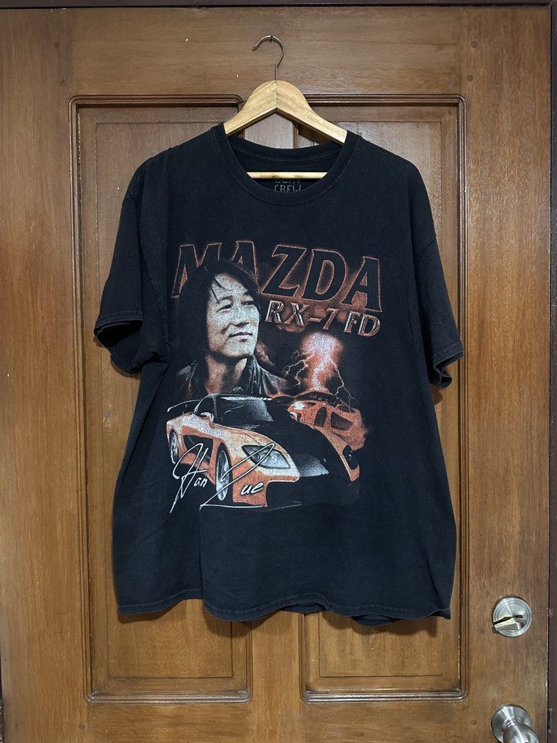 Sung Kang “Han” Fast & Furious Shirt (Category: Tshirts & Polo Shirts ) located in Makati City. Submitted by dobandidsthrift (Listing ID 1465917088, Image 1). Description: 24x29 Large on tag Good Condition Goat Crew on tag Pm 📩.
