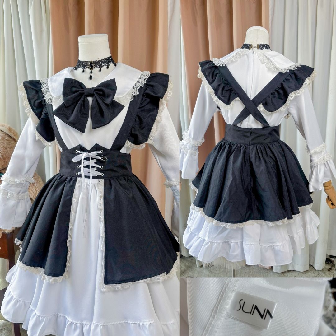 SUNNY - Maid Dress Set (Category: Dresses) located in General Trias. Submitted by Ashantyscollezion (Listing ID 1465798533, Image 3). Description: ✏️ 𝘒𝘪𝘯𝘥𝘭𝘺 𝘕𝘰𝘵𝘦: - 𝘗𝘭𝘦𝘢𝘴𝘦 𝘤𝘩𝘦𝘤𝘬 𝘢𝘭𝘭 𝘥𝘦𝘵𝘢𝘪𝘭𝘴 𝘪𝘯 𝘵𝘩𝘦 𝘤𝘢𝘱𝘵𝘪𝘰𝘯𝘴. - 𝘋𝘪𝘮𝘦𝘯𝘴𝘪𝘰𝘯𝘴 𝘢𝘭𝘳𝘦𝘢𝘥𝘺 𝘰𝘯 𝘵𝘩𝘦 𝘱𝘩𝘰𝘵𝘰. -𝘱𝘦𝘵𝘵𝘪𝘤𝘰𝘢𝘵, 𝘳𝘪𝘣𝘣𝘰𝘯 𝘢𝘯𝘥 𝘰𝘵𝘩𝘦𝘳 𝘴𝘵𝘺𝘭𝘪𝘯𝘨 𝘪𝘵𝘦𝘮𝘴 𝘢𝘳𝘦 𝘯𝘰𝘵 𝘪𝘯𝘤𝘭𝘶𝘥𝘦𝘥. 𝘍𝘰𝘳 𝘧𝘭𝘢𝘸𝘴 𝘢𝘯𝘥 𝘰