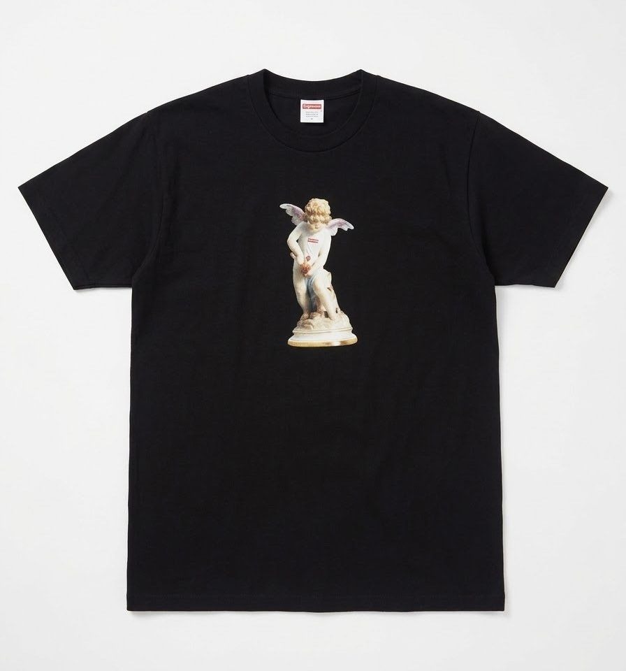 Supreme Cupid Tee (Authentic) (Category: Tshirts & Polo Shirts ) located in Manila. Submitted by guccimanedeua (Listing ID 1465913948, Image 1). Description: Supreme Cupid Tee (Authentic) Size: L Issue: Check pics.