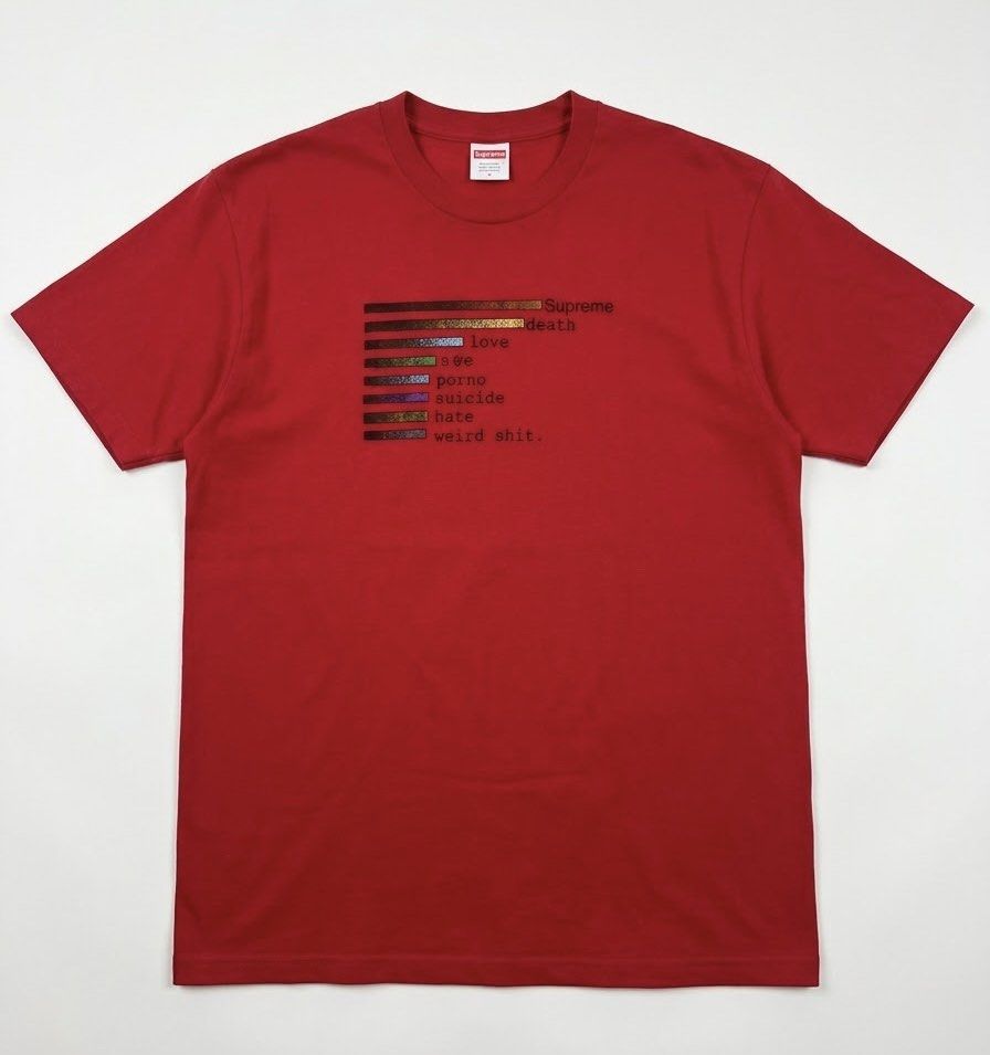 Supreme Graph Tee (Authentic) (Category: Tshirts & Polo Shirts ) located in Manila. Submitted by guccimanedeua (Listing ID 1465912746, Image 1). Description: Supreme Graph Tee (Authentic) Size: M No Issue.