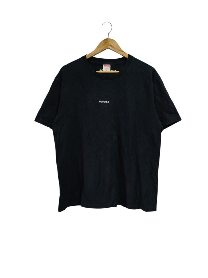 SUPREME SMALL SCRIPT BLACK SHIRT (Category: Tshirts & Polo Shirts ) located in Bayombong. Submitted by Gentlemans_ClosEt (Listing ID 1465793009, Image 1). Description: SUPREME SMALL SCRIPT BLACK SHIRT SIZE MEDIUM DIMES: W22 X L27 9.5/10 COLOR RATE EXCELLENT CONDITION NO ISSUES.