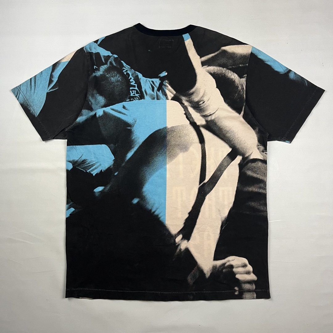 Supreme S/S14 Slam Tee (Category: Tshirts & Polo Shirts ) located in Puerto Princesa. Submitted by midas24k (Listing ID 1465789143, Image 3). Description: Supreme S/S14 Slam Tee Tagged Size: XL Dimensions inches length: 32.5 inches width: 24 Condition: Excellent Color rate: 9.5 Flaws: None 2,800 shipping fee is not yet included..