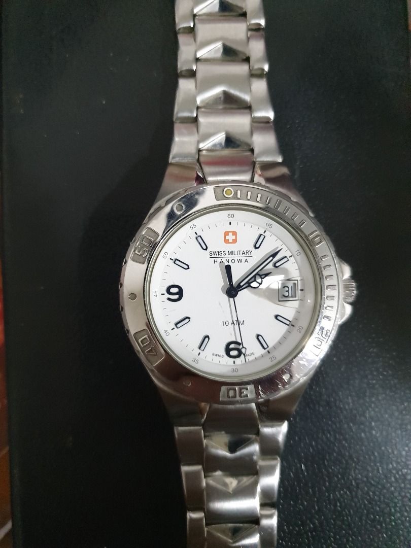 Swiss Military Hanowa Quartz Sports Men's Watch | Steel Bracelet, Men's ...