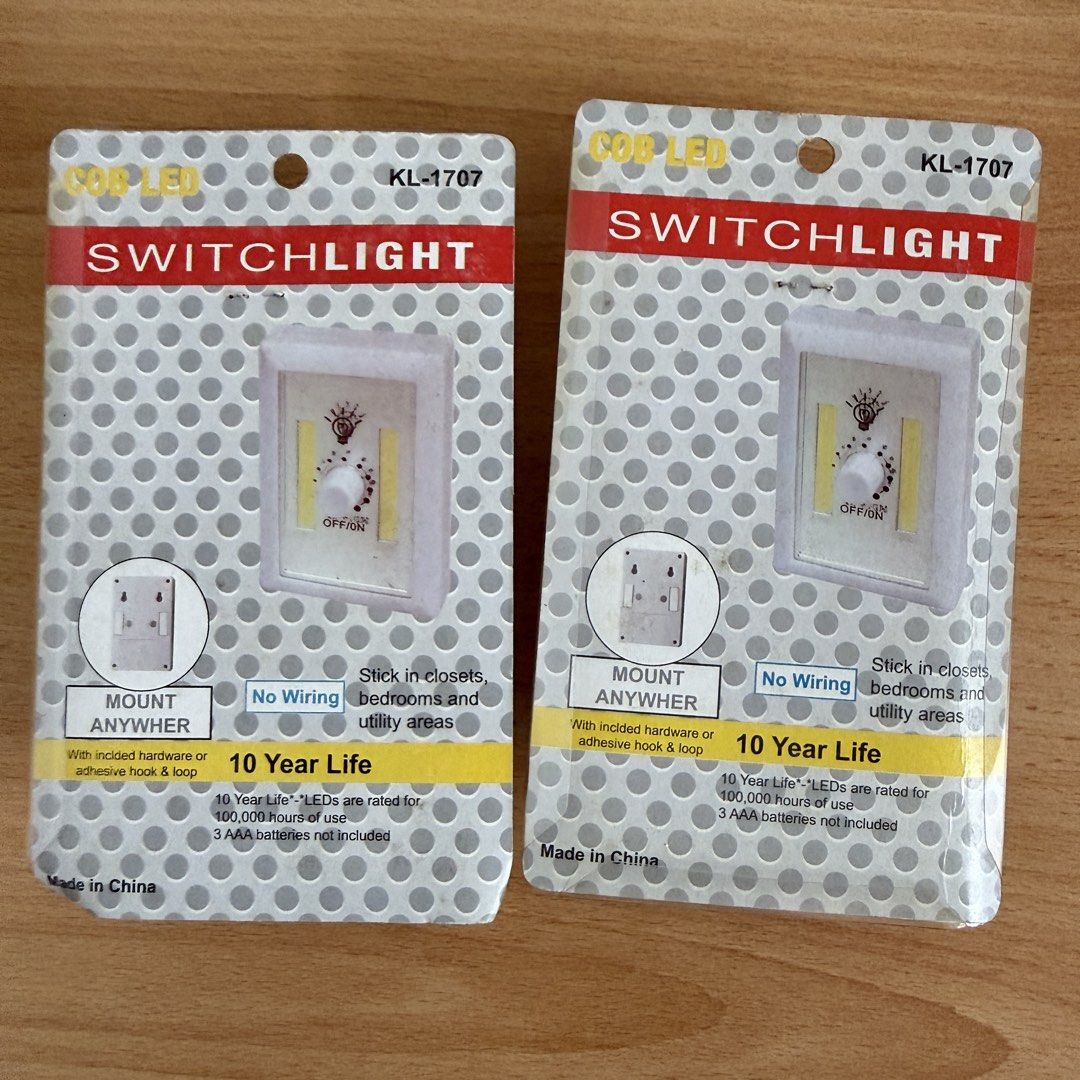Switch Light (Category: Lighting) located in Singapore. Submitted by thrifty.sale (Listing ID 1465874177, Image 2). Description: Switch Light x 2 Brand new in packaging Price for each. .