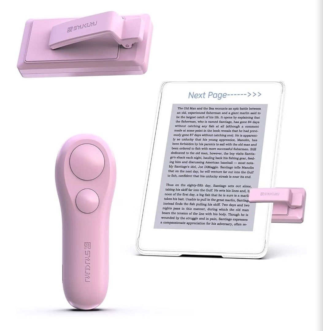 Syukuyu bluetooth page turner for ereaders (Pink) (Category: Other Mobile & Gadget Accessories) located in Quezon City. Submitted by akagenoanne (Listing ID 1465827621, Image 1). Description: For sale Syukuyu bluetooth page turner in pink like new condition 850 php, last price already posted SF c/o buyer. location: Novaliches Quezon city RFS: seldom used.