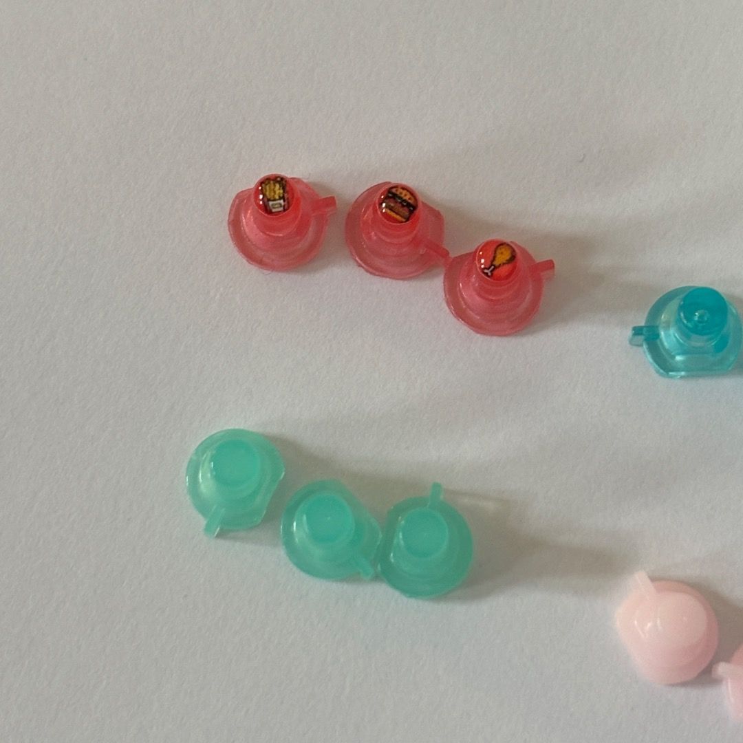 Tamagotchi Uni Buttons (Category: Kids Toys) located in Marikina City. Submitted by majo-esguerra (Listing ID 1465788286, Image 2). Description: Tamagotchi Uni Custom Buttons by Marvin. PINK PASTEL - SOLD I'm selling my extra for 150php per set. Can do same-day delivery via Grab and Lalamove within Metro. Can ship via LBC for around 50php..