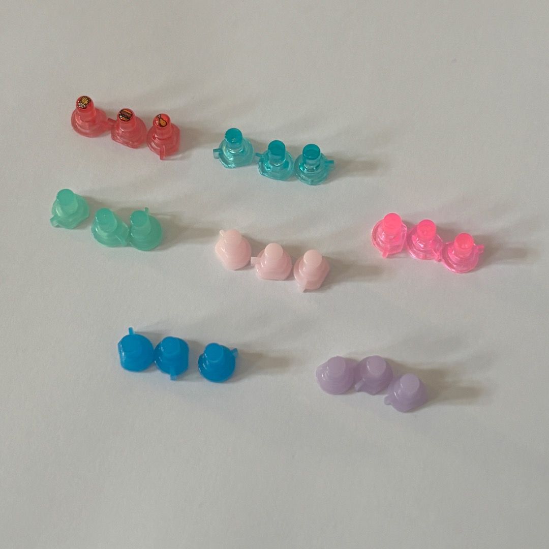 Tamagotchi Uni Buttons (Category: Kids Toys) located in Marikina City. Submitted by majo-esguerra (Listing ID 1465788286, Image 1). Description: Tamagotchi Uni Custom Buttons by Marvin. PINK PASTEL - SOLD I'm selling my extra for 150php per set. Can do same-day delivery via Grab and Lalamove within Metro. Can ship via LBC for around 50php..
