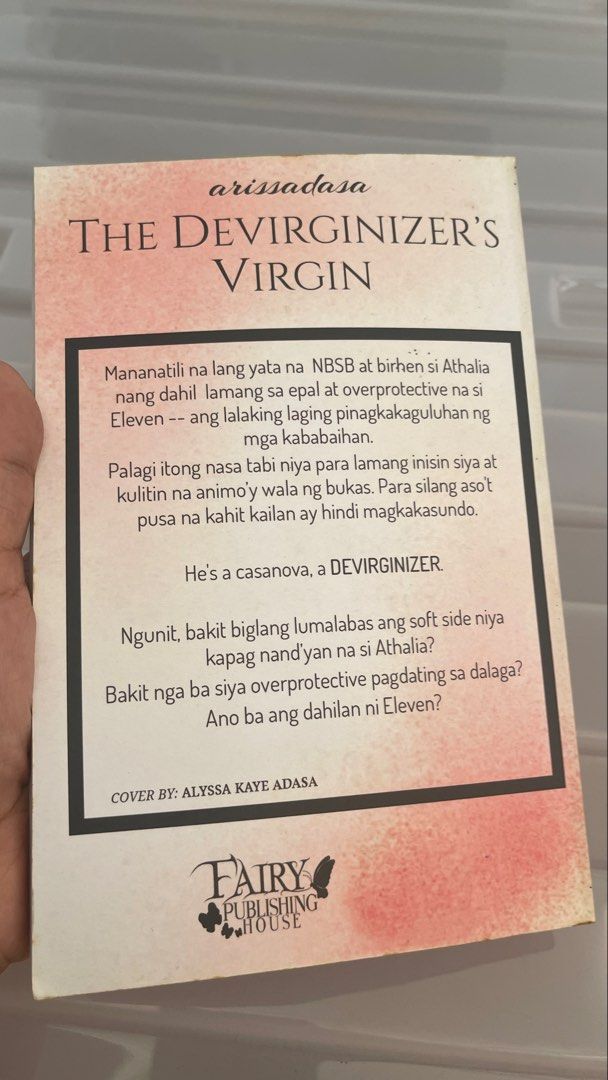 The Devirginizer's Virgin (Category: Storybooks) located in Imus. Submitted by tinta_by_yam (Listing ID 1465802823, Image 2). Description: Issue: Nasa pic na po. Well used. Reason for selling: need funds. Old book. Old released. Publish by Fairy Publishing. PM na lang sa interested..