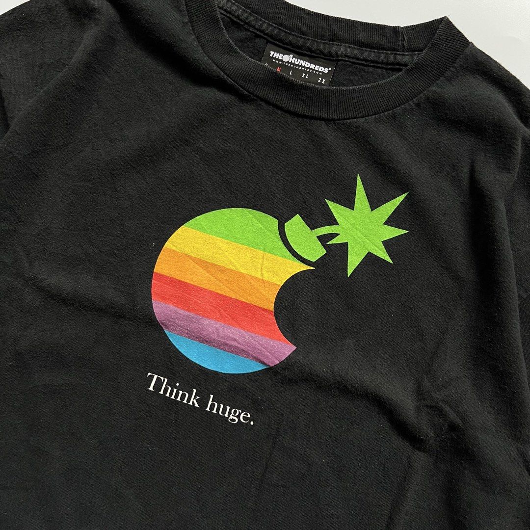 The Hundreds Bomb Think Huge Tee (Category: Tshirts & Polo Shirts ) located in Makati City. Submitted by merto_side (Listing ID 1465823107, Image 2). Description: The Hundreds Bomb Think Huge Tee Dimes:W20xL27 Issue:none ₱400 +Shipping fee.