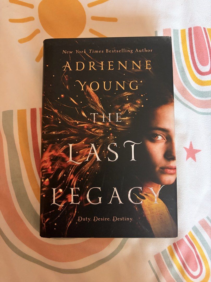 The Last Legacy by Adrienne Young (Category: Storybooks) located in Tarlac. Submitted by noveliaph (Listing ID 1465791412, Image 1). Description: - Title: The Last Legacy by Adrienne Young - Publisher: Wednesday Books (Hardcover) - Genre: YA Fantasy (family secrets and danger) - Condition: Clean pages, solid binding, normal shelf wear on the dust jacket - Perfect for fans of immersive fantasy fiction.