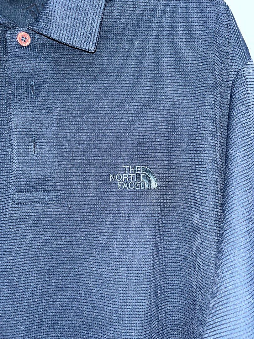 The north face polo shirt (Category: Activewear) located in Cebu City. Submitted by thrift.sht (Listing ID 1465796481, Image 3). Description: The north face polo shirt Color rate:9.9/10 Size: medium to large No issue Excellent condition 📍cebu city.