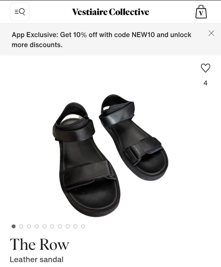 THE ROW (Category: Flats & Sandals) located in Dagupan City. Submitted by gandita.28 (Listing ID 1465783268, Image 2). Description: THE ROW HOOK AND LOOP SANDAL LEATHER STRAP NEEDS CLEANING ONLY ( PUNAS PUNAS) NO ISSUES SIZE 37 ON TAG.