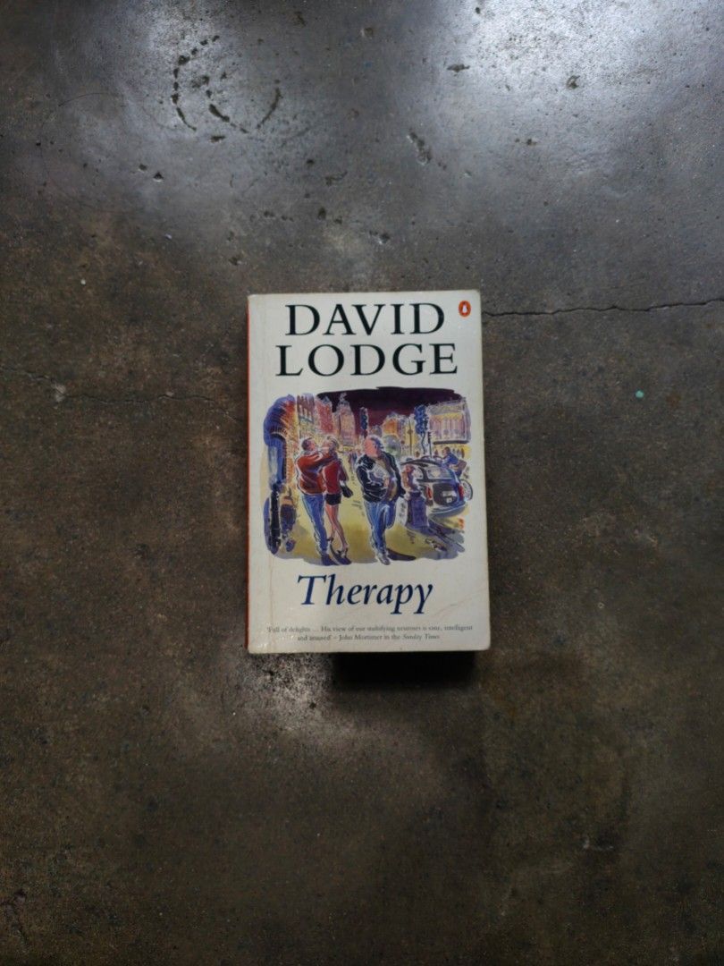 Therapy by David Lodge (Category: Storybooks) located in Pasig City. Submitted by bookukayclub (Listing ID 1465784312, Image 1). Description: Details: ⤷ All books are AUTHENTIC. ⤷ 𝗠𝗢𝗣: GCsh / Mya / Mribnk ⤷ 𝗠𝗢𝗗: SCO / Lmove / J&T ⤷ Shipping fees are shouldered by the buyer. ⤷ ₱5 packing fee ⚲ Pasig City, Metro Manila.