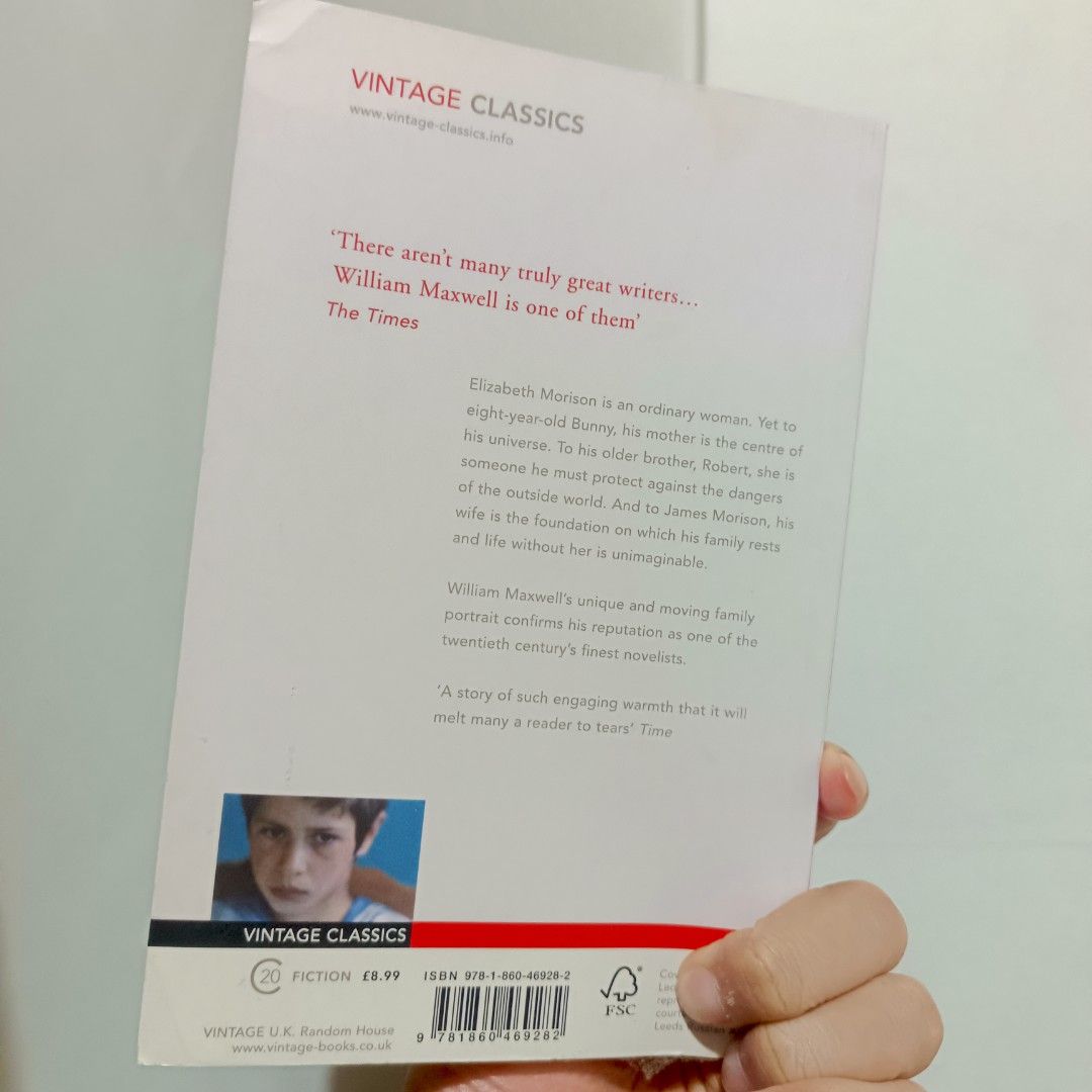 They Came Like Swallows by William Maxwell Vintage Classics (Category: Storybooks) located in Manila. Submitted by shelfenjoyment (Listing ID 1465952764, Image 2). Description: .