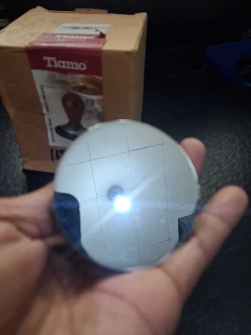 Tiamo Tamper 55mm Wallnut Handle (Category: Coffee & Tea Tableware) located in Mandaluyong City. Submitted by daddyjpanlilio24 (Listing ID 1465792302, Image 3). Description: P 500 fix price+sf Brand new old stock No issue Mandaluyong Shipping/payment: Gcash/maya Jnt payment 1st no cod Lalamove payment upon rider pick up.