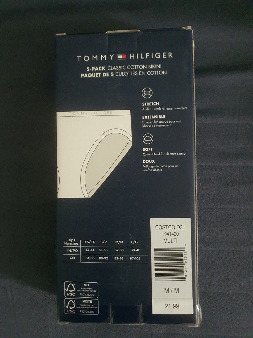Tommy Hilfiger panty size medium (Category: Undergarments & Loungewear) located in Quezon City. Submitted by haileytanja0719 (Listing ID 1465916824, Image 2). Description: Tommy Hilfiger Ladies panty. Size medium. 5 pcs panty.