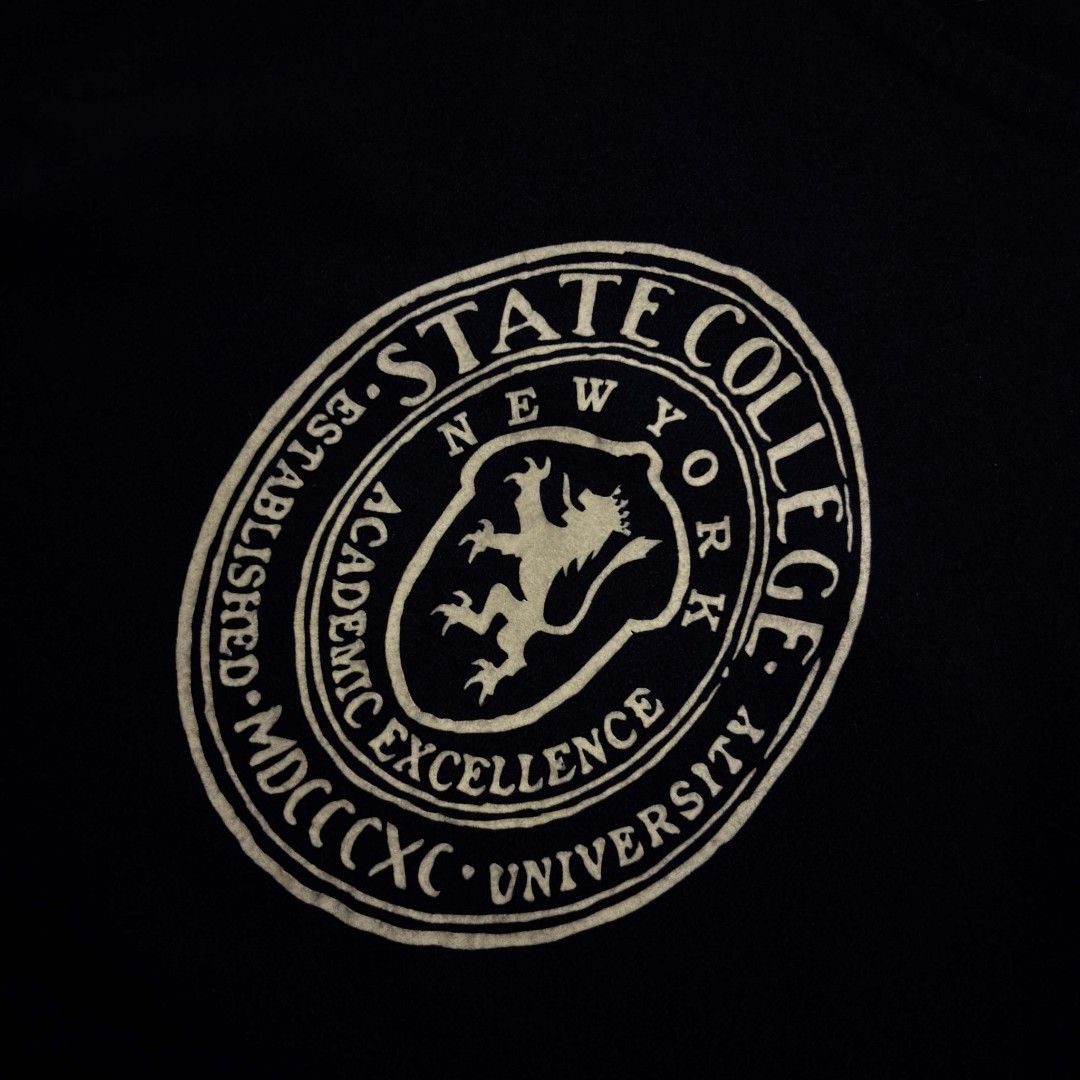 Tommy Hilfiger “State College” Crest Crewneck (Category: Coats, Jackets and Outerwear) located in San Pablo. Submitted by refitsph (Listing ID 1465826264, Image 3). Description: - Width: 20.5 - Length: 30.5 - Legit / Authentic - Flawless - Already Washed and Ready to Wear.