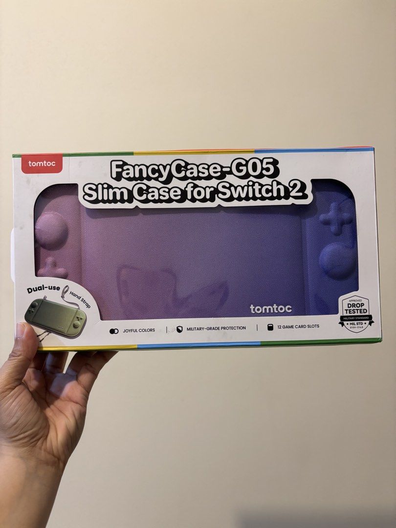 Tomtoc Nintendo Switch 2 Case | Makati (Category: Nintendo) located in Makati City. Submitted by bea00x (Listing ID 1465940614, Image 1). Description: never been used RFS: declutter 📍San Antonio, Makati 🚚 Lalamove fee will shoulder by the buyer. 💵 MOP: GCash or BPI when rider picks up the item at my place ❌ No returns and cancellations. 👉 Please note: 1. Seller will not be held liable for any damage to products caused by the rider/courier dur