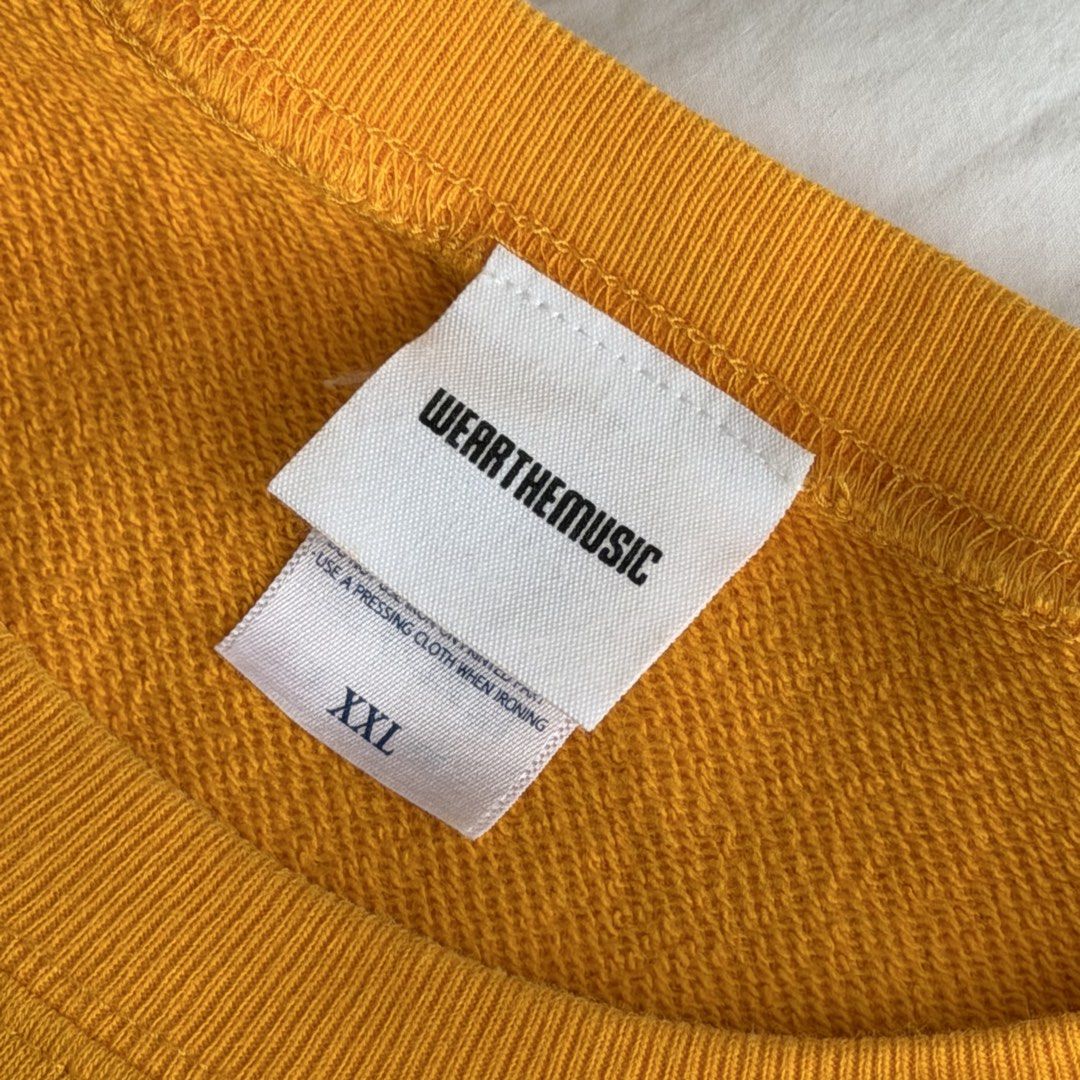 Tower Records Logo Crewneck Sweatshirt (Category: Coats, Jackets and Outerwear) located in Mabalacat. Submitted by philscabinet (Listing ID 1465844160, Image 3). Description: Tower Records Logo Crewneck Sweatshirt - Color: Bright yellow - Size: XXL - Material: Thick cotton crewneck with ribbed cuffs and hem - Condition: Never been used - Item was bought last December 2024 in Tower Records Shibuya - Includes Tower Records Plastic Bag Price is stil