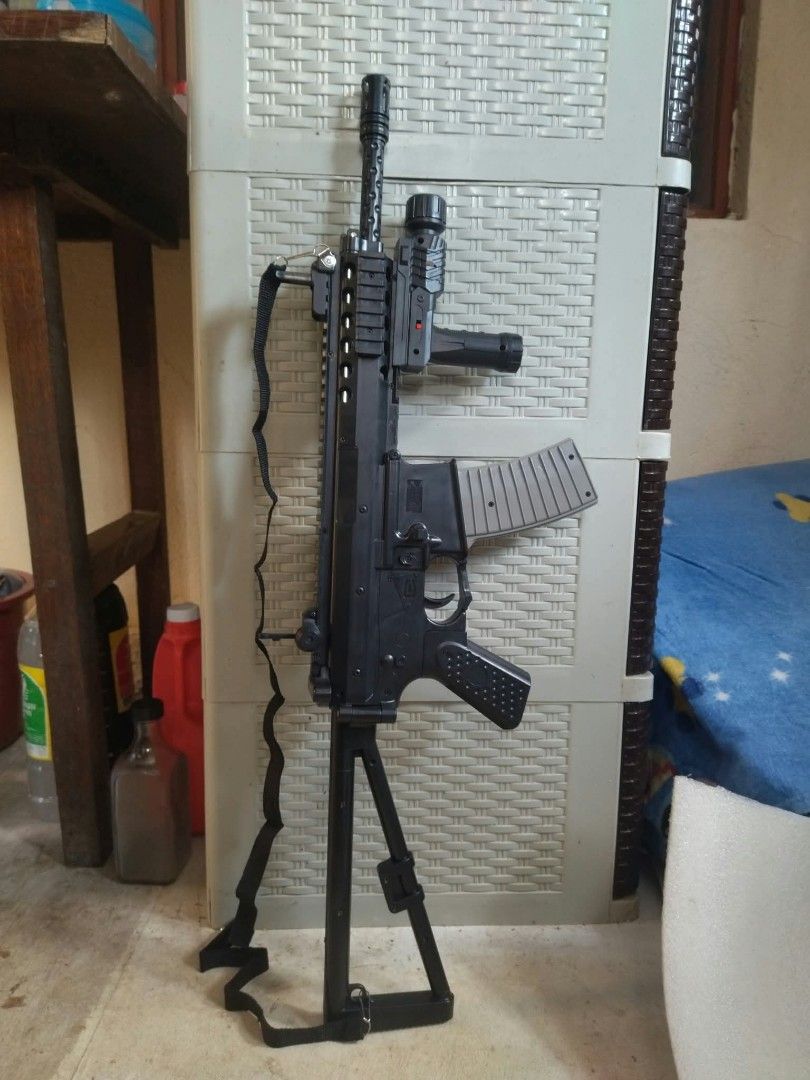 Toy gun take it all (Category: Action & Battle Toys) located in Manila. Submitted by masibaymaruya (Listing ID 1465860643, Image 3). Description: Product Details: • Spring-type / manual operation • No gas required • No battery required • Uses 0.20g solid plastic P3LLET • FPS: 250-360 📦 SHIPPING & PAYMENT • NO COD • Payment first before shipment via J&T Express • Tracking number will be provided after the parcel is shipped • For buyer's peace of 