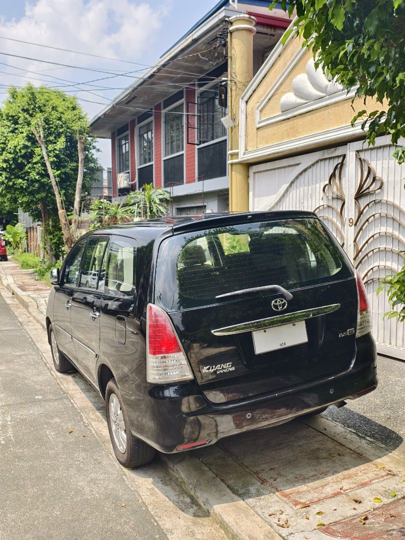 Toyota Innova (Category: Used Cars) located in Quezon City. Submitted by chinolee28 (Listing ID 1465929898, Image 2). Description: 2011 Innova G AT 145k mileage New Valve Cover New Valve Cover Gasket, Injector Seat, Nozzle Seal Newly Changed Oil (Aisin and Wix Filter) New Map Filter New Bosch Air Filter New Bosch Cabin Filter New Trans Supp Toyota Headunit Fresh Interior All stock Tires Arivo Bought December 2025 Timing Belt done at Casa 2022 AC 