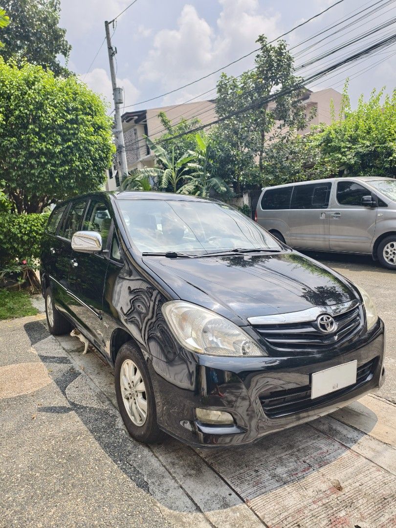 Toyota Innova (Category: Used Cars) located in Quezon City. Submitted by chinolee28 (Listing ID 1465929898, Image 3). Description: 2011 Innova G AT 145k mileage New Valve Cover New Valve Cover Gasket, Injector Seat, Nozzle Seal Newly Changed Oil (Aisin and Wix Filter) New Map Filter New Bosch Air Filter New Bosch Cabin Filter New Trans Supp Toyota Headunit Fresh Interior All stock Tires Arivo Bought December 2025 Timing Belt done at Casa 2022 AC 