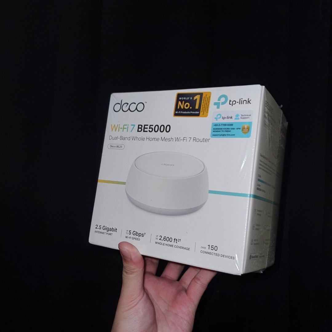 Tp link deco be25 wifi 7 mesh router be5000 (Category: Craft Supplies & Tools) located in Pasig City. Submitted by thethinkers (Listing ID 1465762563, Image 1). Description: .