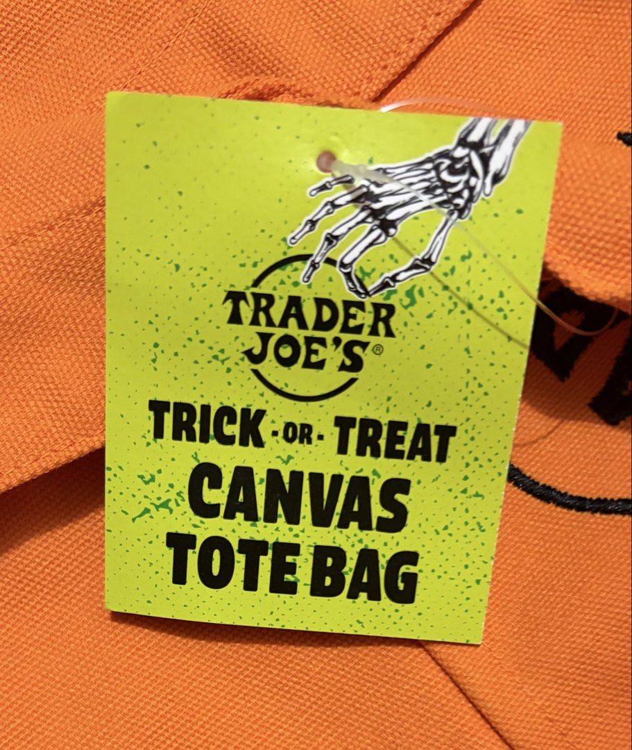 Trader Joe’s Canvas Orange Mini Tote Bag (Category: Tote Bags) located in Quezon City. Submitted by beckyshop2024 (Listing ID 1465937926, Image 3). Description: - Brand new - Original from US.